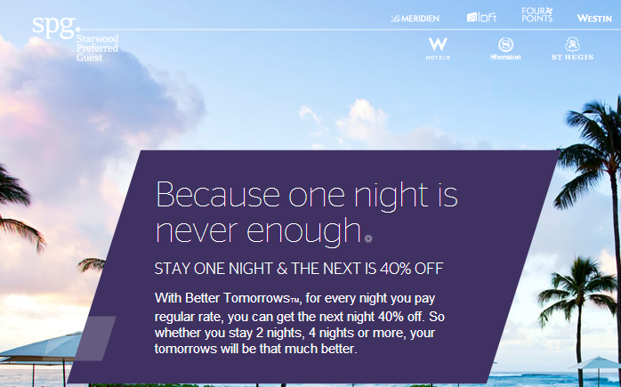 Better Tomorrows at Starwood Hotels and Resorts across North and South America