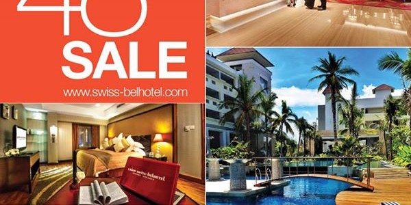 Swiss-belhotel 48-hour flash sale, Up to 50% discount from Best Available Rate – Book by 24 July 2014