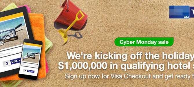 Save $100 when you book over $100 on Orbitz today and pay by Visa Checkout